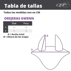 Orejeras para Poni "Gwenn" de QHP